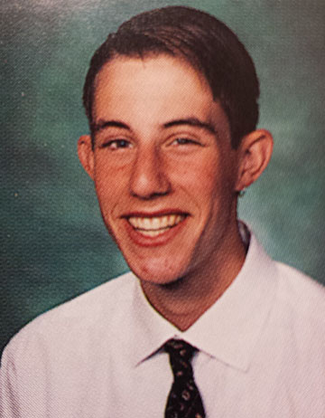 Mr. Jesse McFeron graduated in 1996. This is his senior yearbook photo.