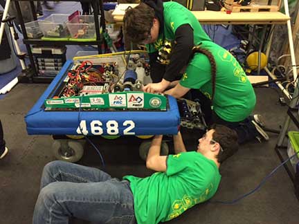 Team 4682-BraveBots proved themselves to be Strunks Superstars