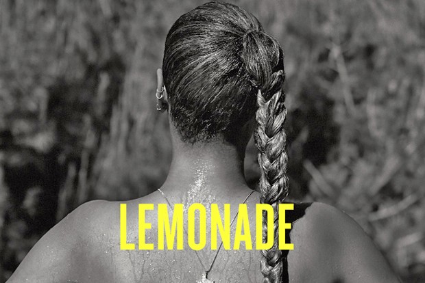 Beyonces album cover for Lemonade.