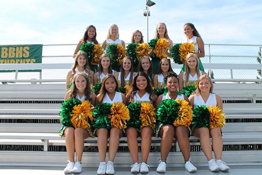 The Bishop Blanchet Cheer Team