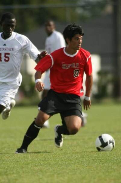 Señor Gamez dominating the field while showing off his skills for one of the many teams he is a part of.