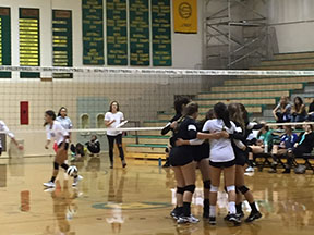 JV Volleyball Serves Their Competition