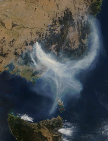 Smoke Covering Eastern Australia