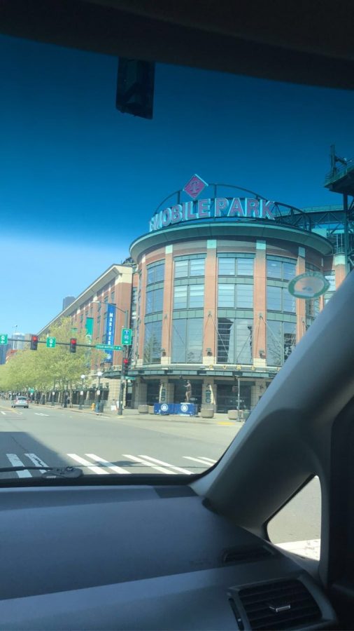 Enjoying T-Mobile Park from the outside